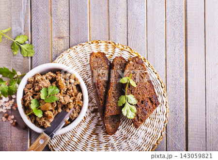 Fresh chicken liver pate Fresh chicken liver pate 143059821