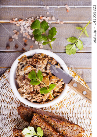 Fresh chicken liver pate Fresh chicken liver pate 143059823
