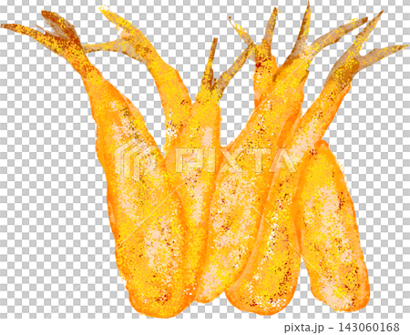 Deep-fried small pufferfish 143060168