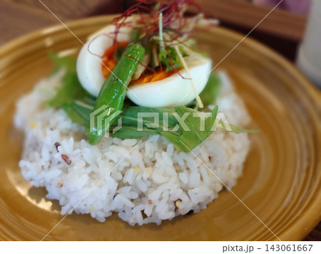 雑穀米を使ったご飯プレート 雑穀米を使ったご飯プレート 143061667