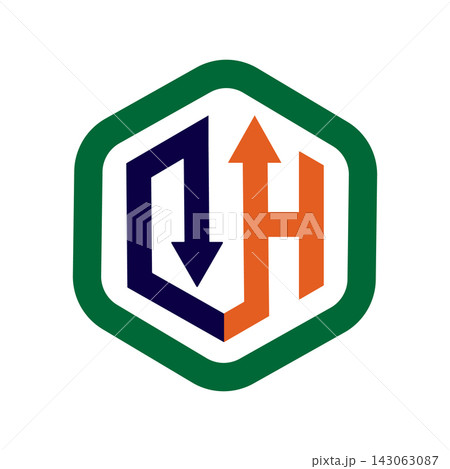 Smart Grid Energy Flow Geometric Logo Icon Smart Grid Energy Flow Geometric Logo Icon 143063087