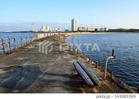 稲毛海岸の桟橋 143065569