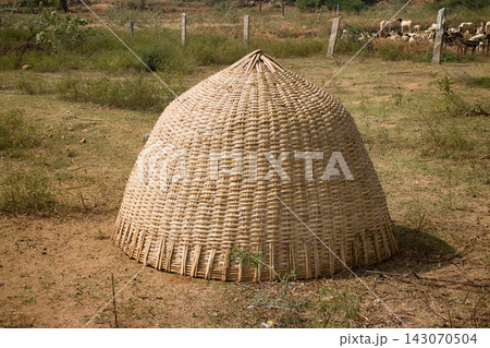Indian shepherd hut 143070504