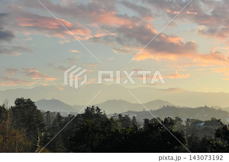 Sky and mountain in Batumi Georgia 143073192