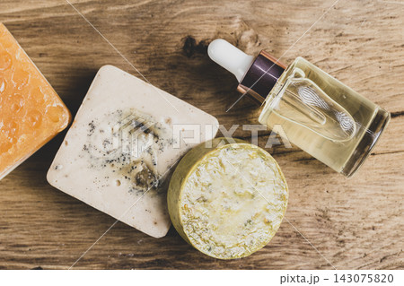 Handmade soap, made with natural skin care products Handmade soap, made with natural skin care products 143075820
