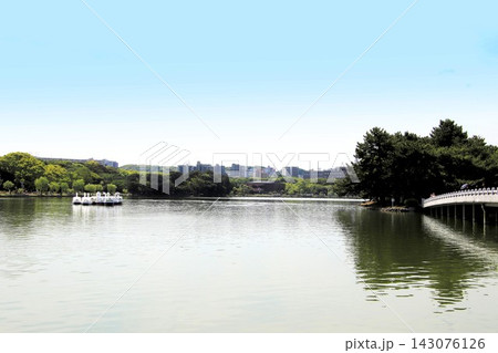 福岡市の大濠公園風景 福岡市の大濠公園風景 143076126