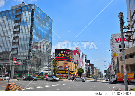 《愛知県》名古屋都市風景 千種区 今池の街並み 《愛知県》名古屋都市風景 千種区 今池の街並み 143080402