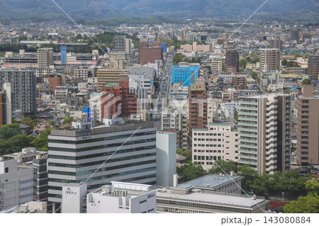 April 30 2026 Koriyama city center buildings with urban architecture and skyline 143080884