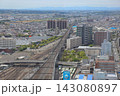 April 30 2026 Railway yard with multiple tracks and trains at station 143080897