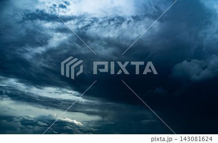 Cloud storm sky dark halloween background rain lightning thunder stoumy typhoon Nature light scene rainy atmosphere damage effect carbon dioxide dust air pollution 2.5 Pm, texture nature windstorm. Cloud storm sky dark halloween background rain lightning thunder stoumy typhoon Nature light scene rainy atmosphere damage effect carbon dioxide dust air pollution 2.5 Pm, texture nature windstorm. 143081624