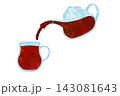 ティーポットと紅茶 143081643