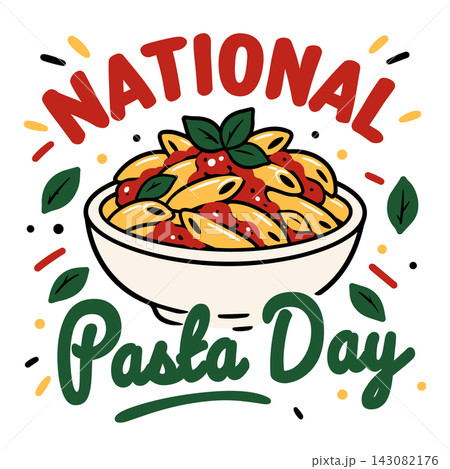Delicious Penne Pasta Bowl Food Illustration Delicious Penne Pasta Bowl Food Illustration 143082176