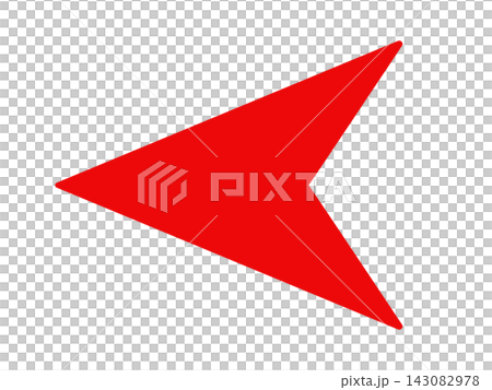 Illustration of a red arrow Illustration of a red arrow 143082978