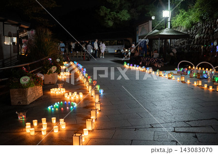 高崎観音山ろうそく祭り　万灯会 143083070