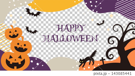 ハロウィンの背景イラスト 143085441