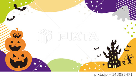 ハロウィンの背景イラスト 143085471