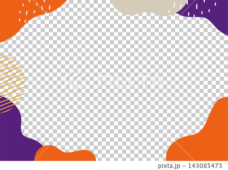 萬聖節主題邊框插圖 萬聖節主題邊框插圖 143085473