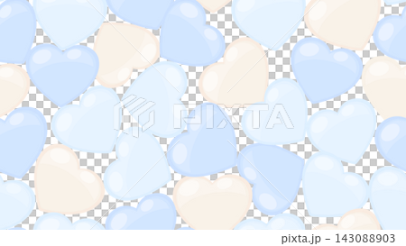 Heart pattern seamless background vector (blue, light, easy-to-read text, low contrast) Heart pattern seamless background vector (blue, light, easy-to-read text, low contrast) 143088903