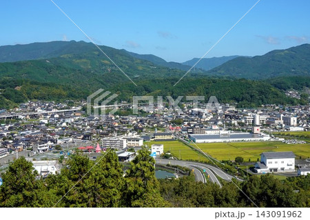 愛媛県内子町の展望台からの眺望（2026年9月撮影） 143091962