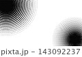 ハーフトーンで作った円の背景 143092237