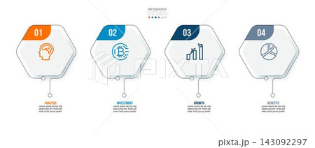 Infographic template design with show option for present information business Infographic template design with show option for present information business 143092297