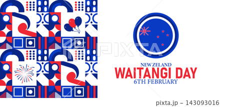 Waitangi Day Poster Banner and Background Design Template Illustration for February 6 New Zealand National Day Theme Waitangi Day Poster Banner and Background Design Template Illustration for February 6 New Zealand National Day Theme 143093016