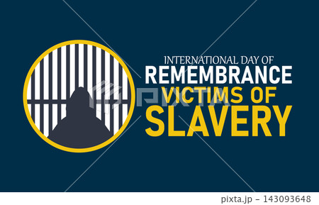 International Day Remembrance Victims Slavery, March 25 Vector, Broken Chains Handcuffs Ship, Blue Ribbon Awareness Poster, Flat Design Freedom Abolition History Banner Illustration Stock Graphic International Day Remembrance Victims Slavery, March 25 Vector, Broken Chains Handcuffs Ship, Blue Ribbon Awareness Poster, Flat Design Freedom Abolition History Banner Illustration Stock Graphic 143093648