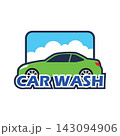 car wash service logo, vector illustration 143094906
