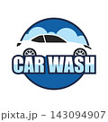 car wash service logo, vector illustration 143094907
