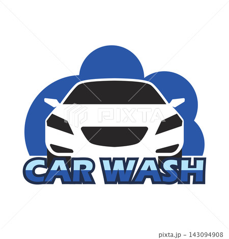 car wash service logo, vector illustration car wash service logo, vector illustration 143094908