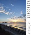 糸島市幣（にぎ）の浜の夕焼け 143095176