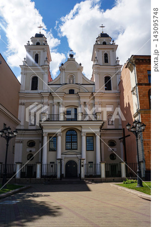 The main Catholic Church of the Most Holy Name of Mary in Minsk, Belarus. The main Catholic Church of the Most Holy Name of Mary in Minsk, Belarus. 143095748