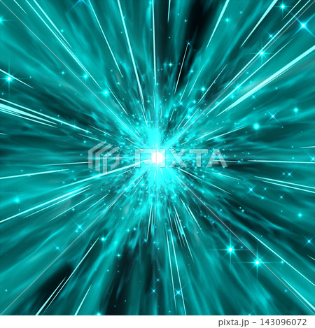 Light blue glitter fractal noise radial background 143096072