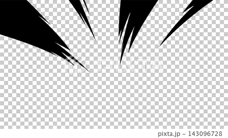 上に向かって飛ぶ衝撃のエフェクトのイラスト素材_16:9 上に向かって飛ぶ衝撃のエフェクトのイラスト素材_16:9 143096728
