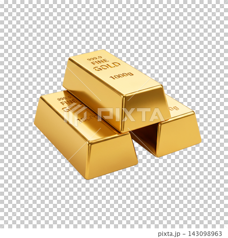 金錠插圖 真金 143098963