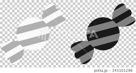 Candy icon illustration set / Sweets and Halloween illustration materials Candy icon illustration set / Sweets and Halloween illustration materials 143101296