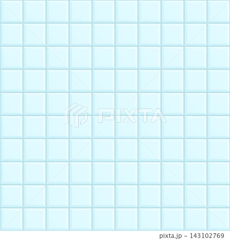 Blue ceramic tile background, seamless square mosaic pattern for bathroom wall and floor. Blue ceramic tile background, seamless square mosaic pattern for bathroom wall and floor. 143102769