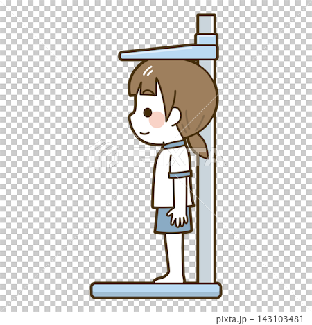 子供の身長測定 143103481
