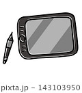 タブレットの手描きイラスト素材 143103950