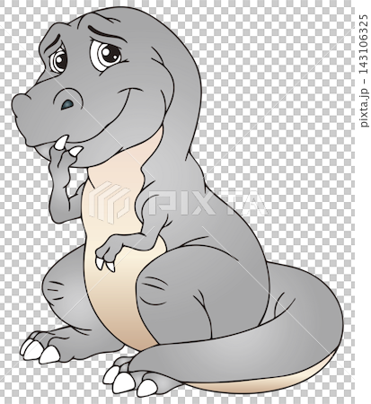 Fun dinosaur illustration ☆ Tyrannosaurus 143106325