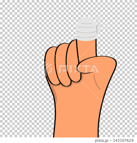 illustration of a hand illustration of a hand 143107629