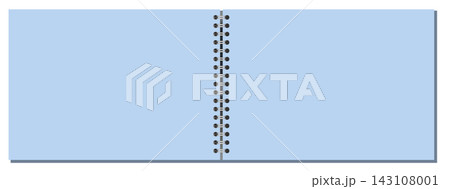 Spiral Notebook Page Blue A4 Landscape Center Coil Bound Blank Editable Stationery Wide Vector Art Modern Clean Spiral Notebook Page Blue A4 Landscape Center Coil Bound Blank Editable Stationery Wide Vector Art Modern Clean 143108001