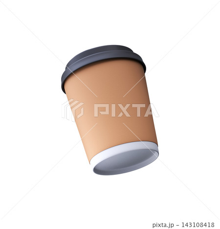 3D Eco Friendly Paper Cup for Hot Drinks 143108418