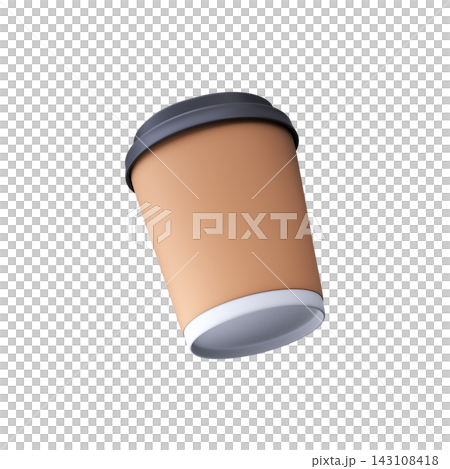 3D Eco Friendly Paper Cup for Hot Drinks 143108418