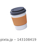 3D Paper Takeaway Coffee Cup 143108419