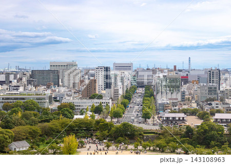 姫路城から見る市街地 姫路城から見る市街地 143108963