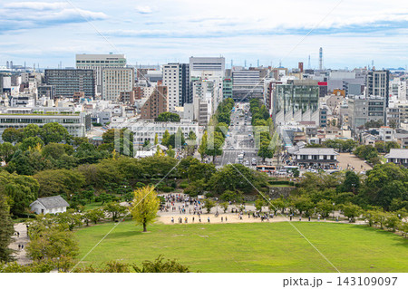 姫路城から眺める市街地 姫路城から眺める市街地 143109097