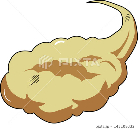 Cartoon Dust Gold Cloud Illustration 143109332