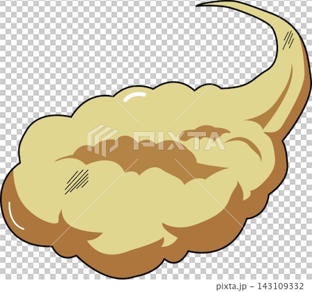 Cartoon Dust Gold Cloud Illustration 143109332