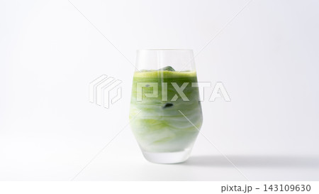 抹茶ラテ 白バック 抹茶ラテ 白バック 143109630